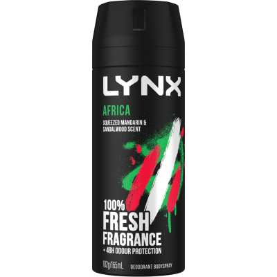 Lynx Africa Antiperspirant Body Spray