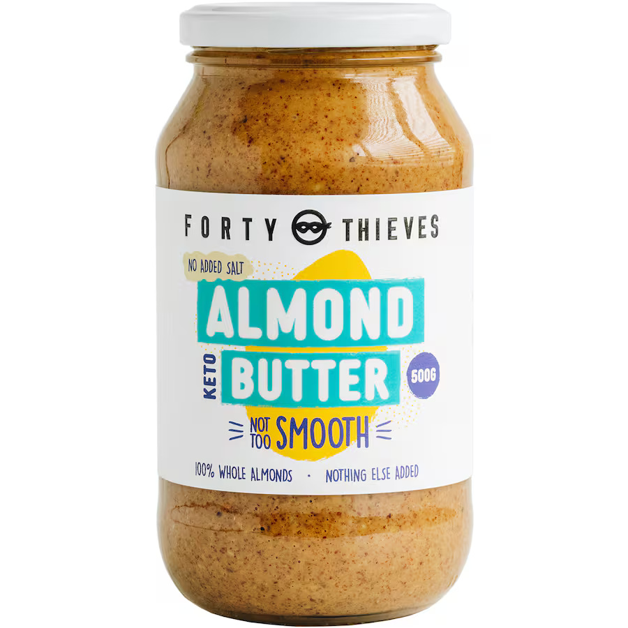 Forty Thieves Almond Butter – Smooth (500g)