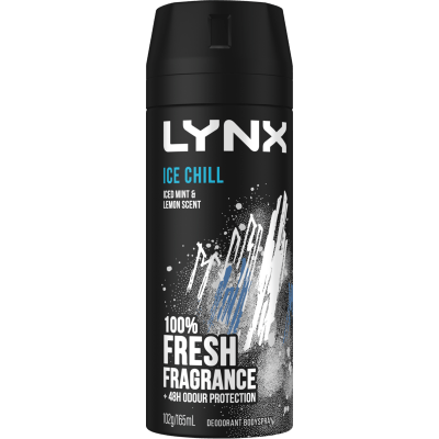 Lynx Ice Chill Body Spray – Cool Energy That Lasts