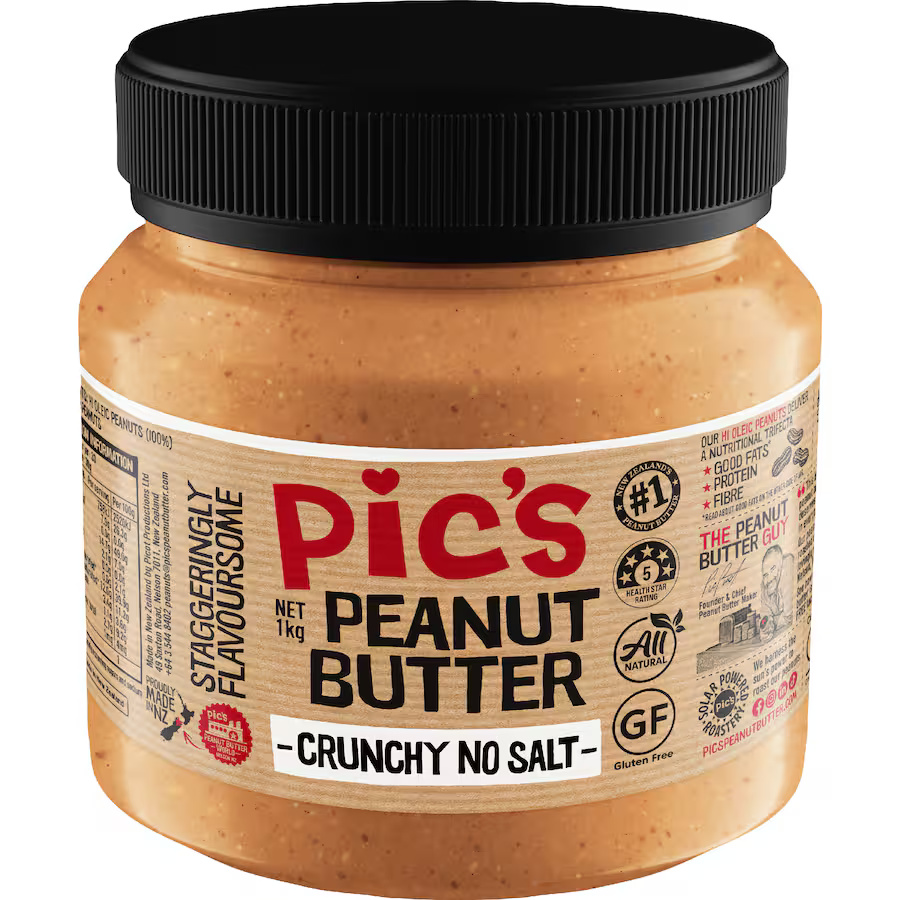 Pic’s Really Good Peanut Butter – Crunchy No Salt (1kg)
