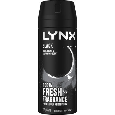 Lynx Black Body Spray – Subtle Power, Lasting Freshness