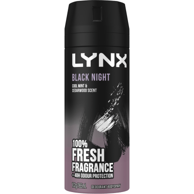 Lynx Black Night Body Spray – Bold Confidence After Dark
