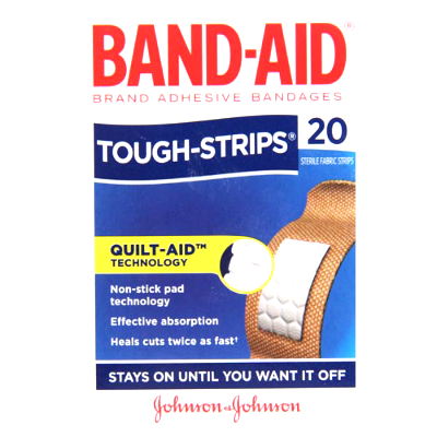 Band-Aid Tough-Strips Sterile Fabric Strips 20pk