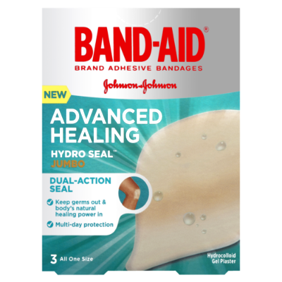 Band-Aid Advanced Healing Hydro Seal Jumbo Plaster 3pk