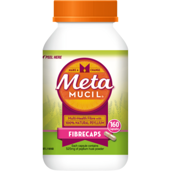 Metamucil Fibrecaps Dietary Supplement Capsules 160pk