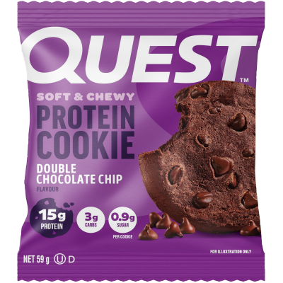 Quest Double Chocolate Chip Protein Cookie 59g