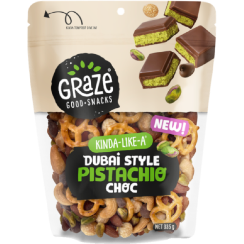 Graze Kinda-Like-A Dubai Style Pistachio Choc 335g