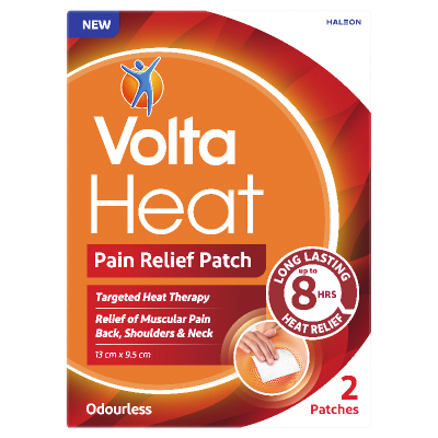 VOLTA HEAT Pain Relief Patches 2pk