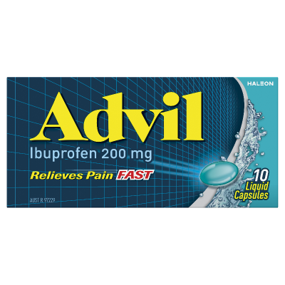Advil Ibuprofen Liquid Capsules 10pk