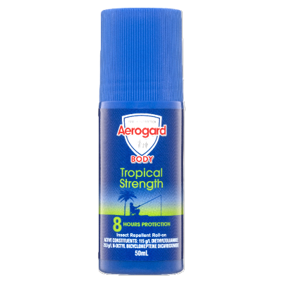 Aerogard Body Tropical Strength Insect Repellent Roll On 50ml