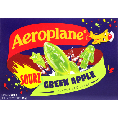 Aeroplane Sourz Green Apple Jelly 85g