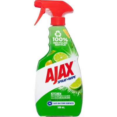 Ajax Spray n' Wipe Baking Soda Kitchen Multipurpose Cleaner 500ml