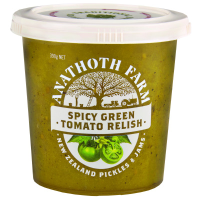 Anathoth Farm Spicy Green Tomato Relish 390g