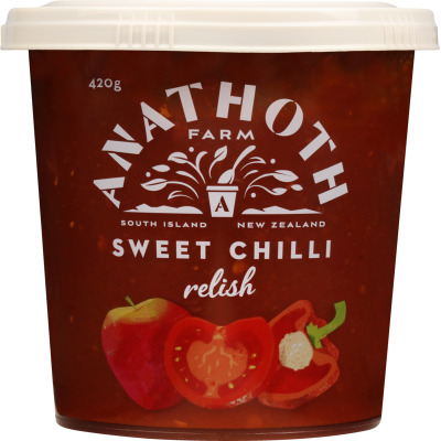 Anathoth Farm Sweet Chilli Relish 420g