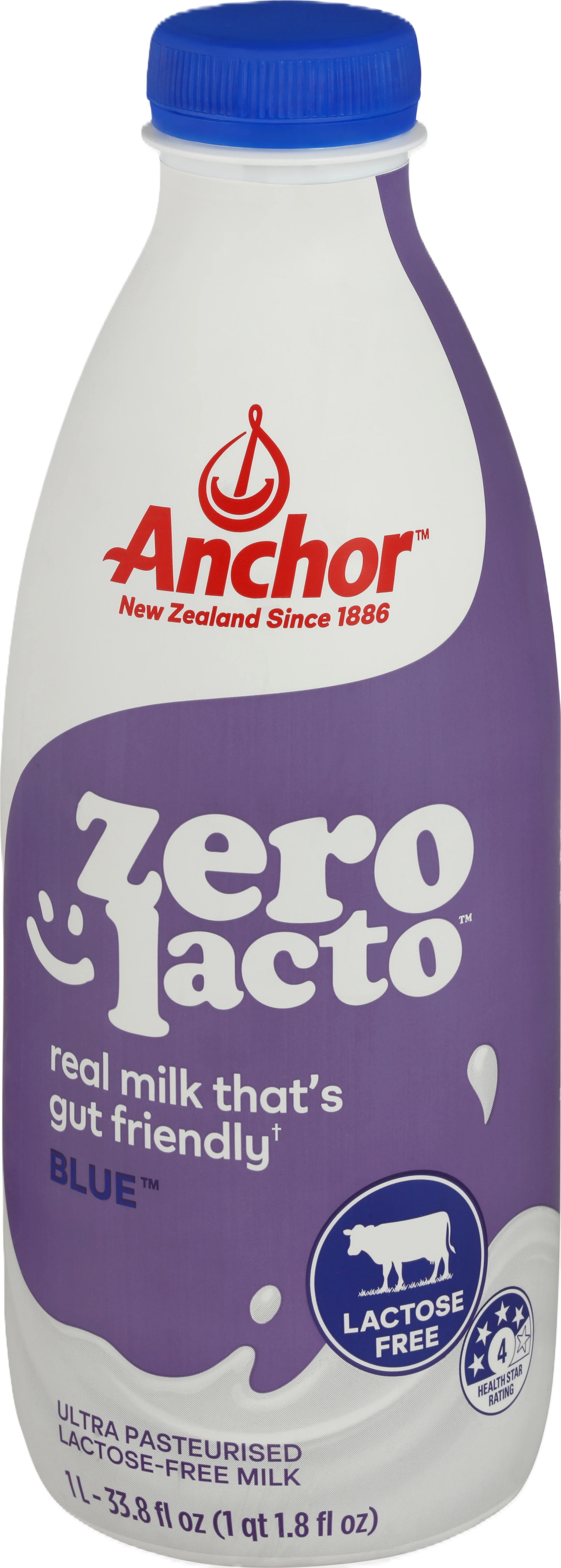 Anchor Zero Lacto Blue UHT Milk 1l