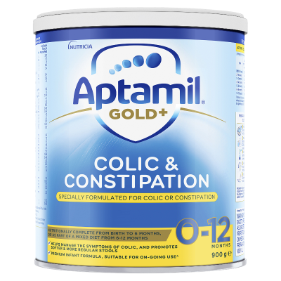Aptamil Gold+ Colic & Constipation Baby Formula From 0 To 12 Months 900g