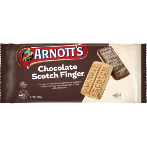 Arnott's Chocolate Scotch Finger Biscuits 250g