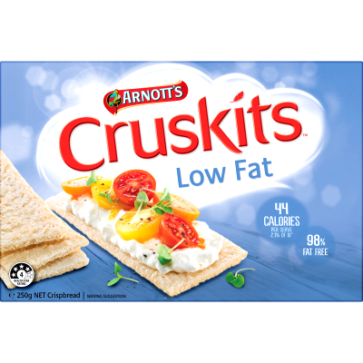 Arnott's Cruskits Low Fat Crispbread 250g