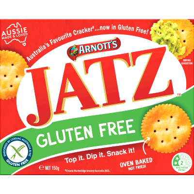 Arnott's Jatz Gluten Free Cracker 130g