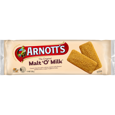 Arnott's Malt 'O' Milk Biscuits 250g