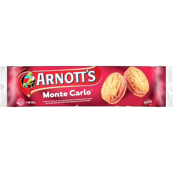 Arnott's Monte Carlo Biscuits 250g