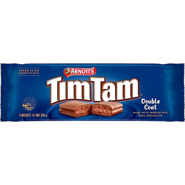 Arnott's Tim Tam Double Coat Chocolate Biscuits 200g