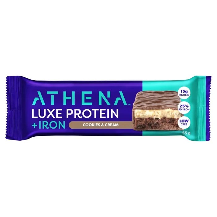 Athena Luxe Protein Protein + Iron Cookies & Cream 55g