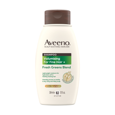 Aveeno Fresh Greens Blend Natural Volumising Shampoo 354ml