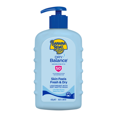 Banana Boat Dry Balance Sunscreen Lotion SPF50+ 400g