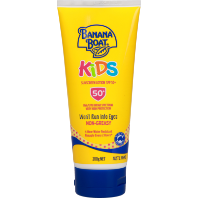 Banana Boat Kids Lotion SPF50+ Sunscreen 200ml