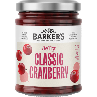 Barker's Classic Cranberry Jelly 275g