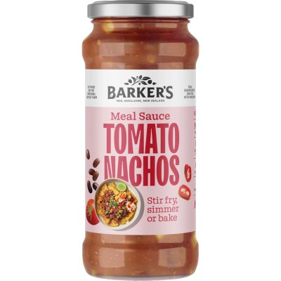 Barker's NZ Tomato Nachos Meal Sauce 500g