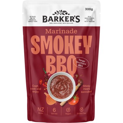 Barker's Smokey BBQ Marinade 300g