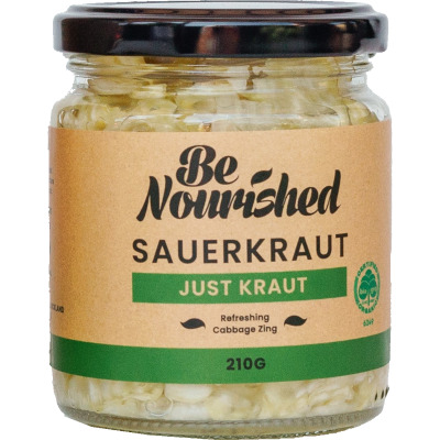 Be Nourished Just Kraut Sauerkraut 210g