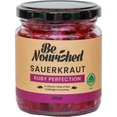 Be Nourished Ruby Perfection Sauerkraut 210g