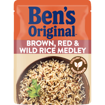Ben's Original Brown, Red & Wild Rice Medley Microwave Pouch 250g