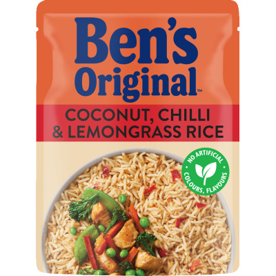 Ben's Original Coconut Chilli & Lemongrass Rice Microwave Pouch 250g