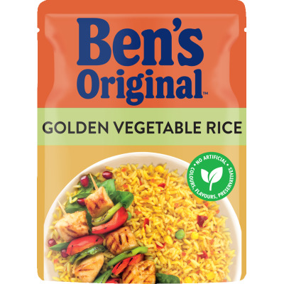 Ben's Original Golden Vegetable Rice Microwave Pouch 250g