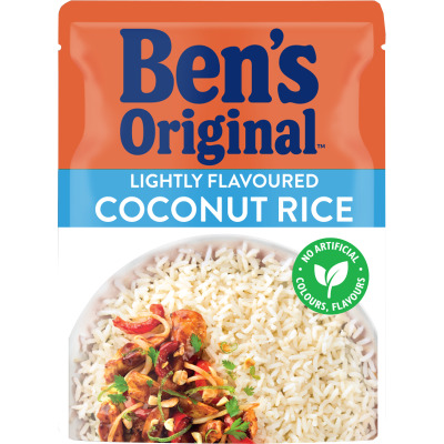 Ben's Original Lightly Flavoured Coconut Rice Microwave Pouch 250g