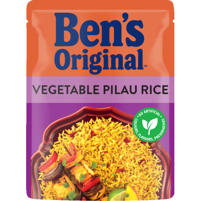 Ben's Original Vegetable Pilau Rice Microwave Pouch 250g