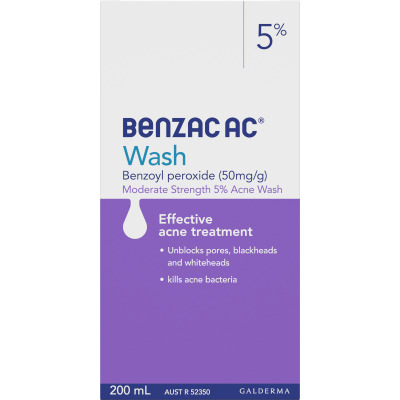 Benzac AC 5% Acne Wash 200ml