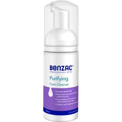 Benzac Purifying Foam Cleanser 130ml