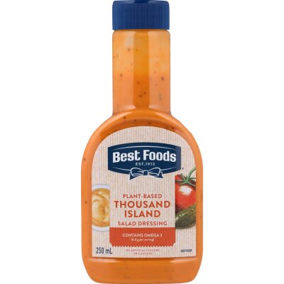 Best Foods Plant-Based Thousand Island Salad Dressing 250ml