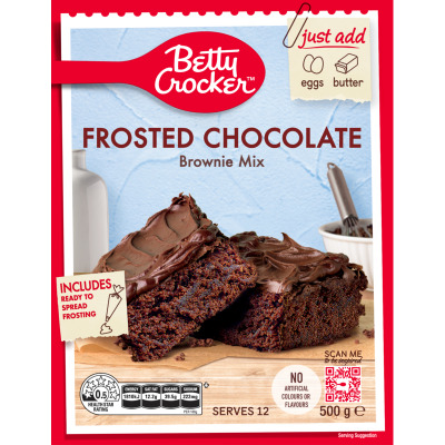 Betty Crocker Frosted Chocolate Brownie Mix 500g