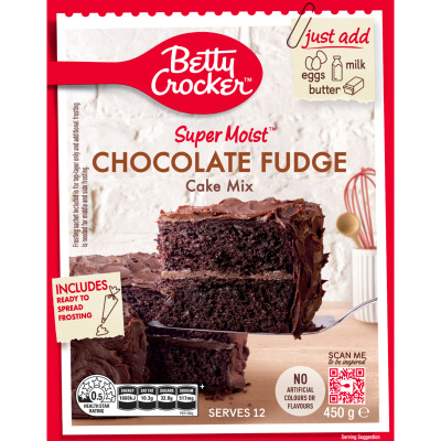 Betty Crocker Super Moist Chocolate Fudge Cake Mix 450g