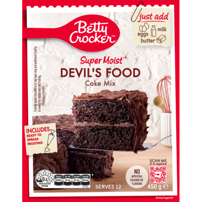 Betty Crocker Super Moist Devil's Food Cake Mix 450g