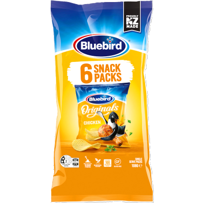 Bluebird Originals Chicken Potato Chips Multipack 6 x 18g
