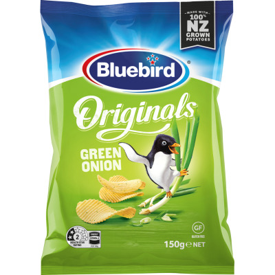 Bluebird Originals Green Onion Potato Chips 150g
