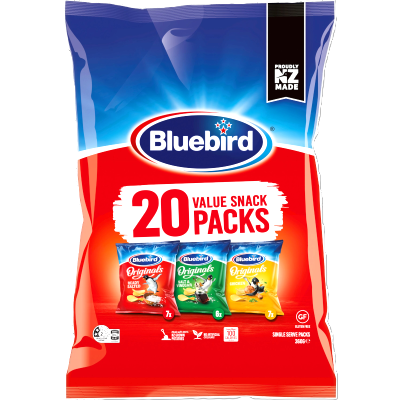 Bluebird Originals Mix Potato Chips 20 x 18g