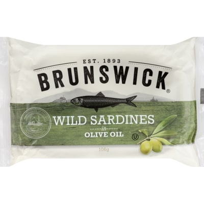 Brunswick Wild Sardines In Olive Oil 106g